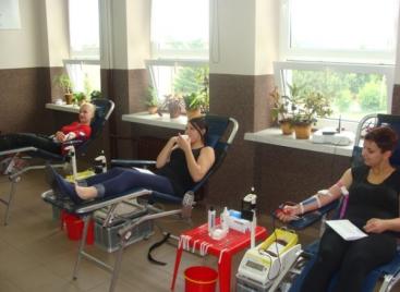 Akcja poboru krwi - 02.06.2014 - Zespół Szkół Ponadgimnazjalnych nr 2 w Rydułtowach