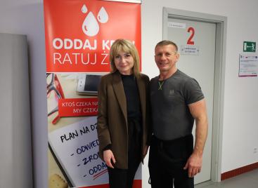 26.11.2025 - Dar życia od Przyjaciół z MKZ Unia Racibórz