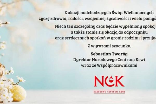 Życzenia Wielkanocne 2026.