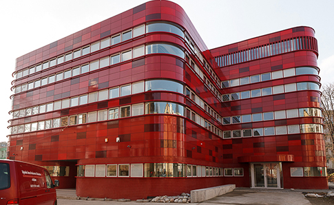 Budynek Regionalnego Centrum Krwiodawstwa  i Krwiolecznictwa w Raciborzu. 